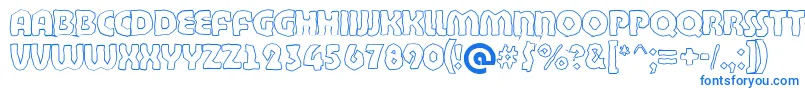 BighaustitulbrkhllRegular Font – Blue Fonts