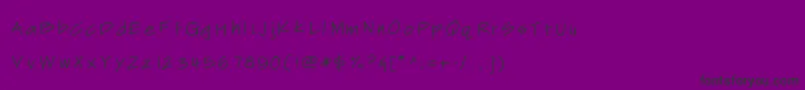 Dribbleguts Font – Black Fonts on Purple Background