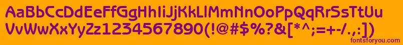 More about ExpressDecoGothicSsiBold Font ExpressDecoGothicSsiBold Font – Purple Fonts on Orange Background