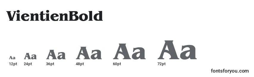 VientienBold Font Sizes