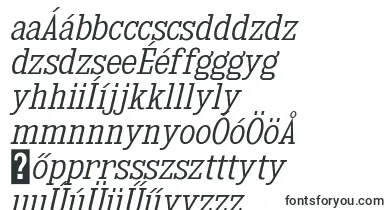KingsbridgeScLtIt font – hungarian Fonts