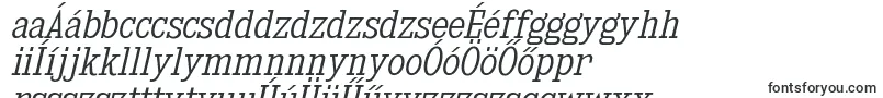 KingsbridgeScLtIt-fontti – unkarilaiset fontit