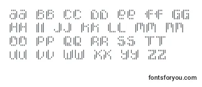 Review of the PixcelVerticalscan Font