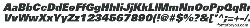 Шрифт UniversltstdXblackobl – OTF шрифты