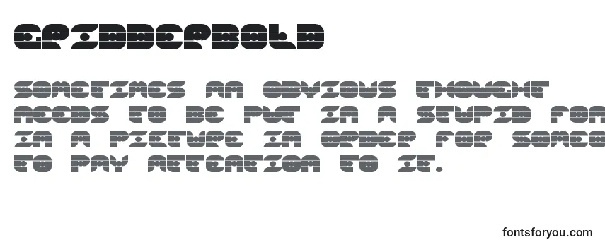 Шрифт GridderBold