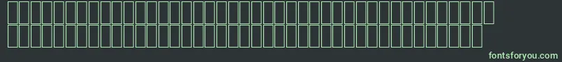 AcsTopazzBold Font – Green Fonts on Black Background