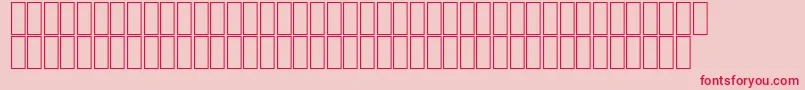 fuente AcsTopazzBold – Fuentes Rojas Sobre Fondo Rosa