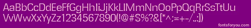 RochesterlhRegular Font – Pink Fonts on Purple Background