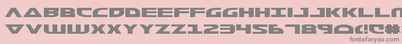 Police MorseNk – polices grises sur fond rose