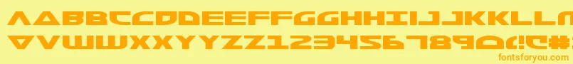 En savoir plus sur la police MorseNk Police MorseNk – polices orange sur fond jaune