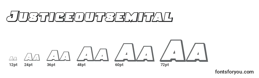 Justiceoutsemital Font Sizes