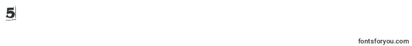 フォントKingthingsExtortion – フォント数字5
