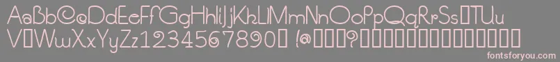 F4nad Font – Pink Fonts on Gray Background