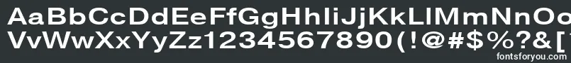 Шрифт NtharmonicaBold130b – белые шрифты на чёрном фоне