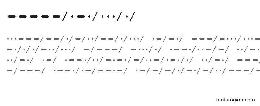 Morse-fontti