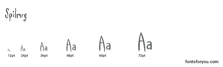 Spilmrg Font Sizes