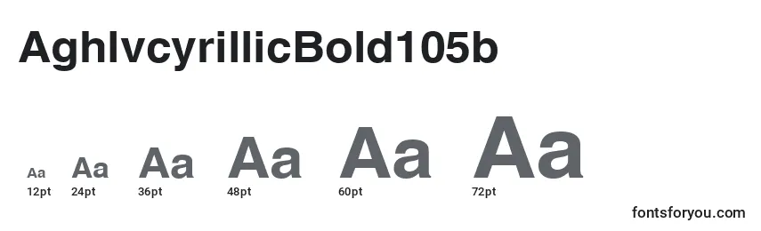 AghlvcyrillicBold105b Font Sizes