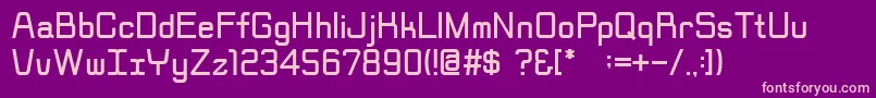 Rippen Font – Pink Fonts on Purple Background