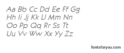 KaboblightItalic-fontti