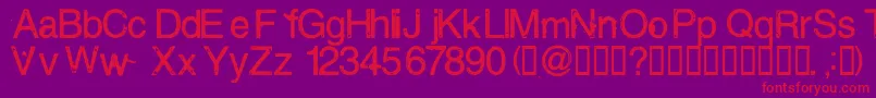 More about Bailando Font Bailando Font – Red Fonts on Purple Background