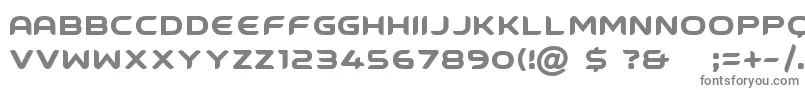 フォントGroundcontrolFreeForPersonalUseOnly – 白い背景に灰色の文字