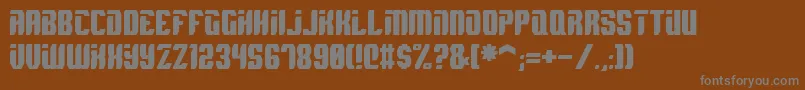 fuente Spyh – Fuentes Grises Sobre Fondo Marrón