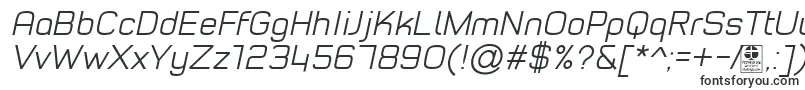 Шрифт TypoStyleLightItalicDemo – шрифты, начинающиеся на T