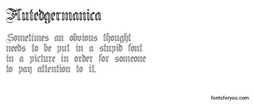 Flutedgermanica Font