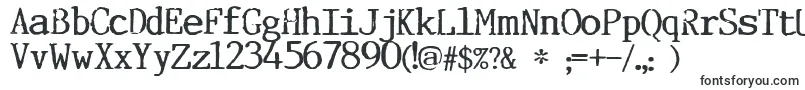 フォントIncognitype – タイプライターフォント