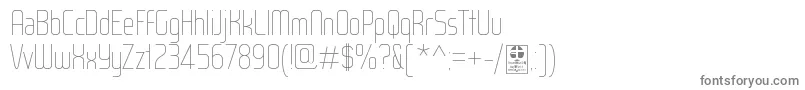 WoxModelistHairlineDemo Font – Gray Fonts