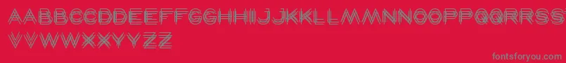 Maverick Font – Gray Fonts on Red Background