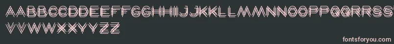 Maverick Font – Pink Fonts on Black Background