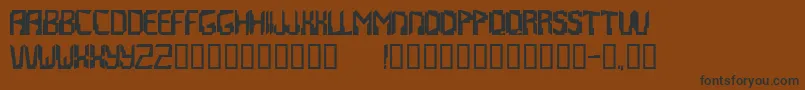 Abstrakt Font – Black Fonts on Brown Background