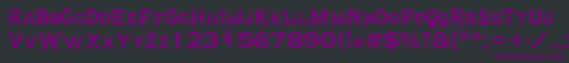 MortalKombat4 Font – Purple Fonts on Black Background