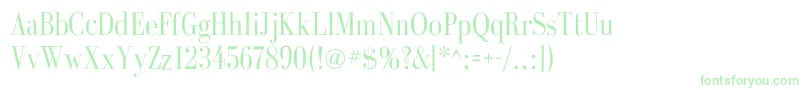 GalileoflfRoman Font – Green Fonts on White Background
