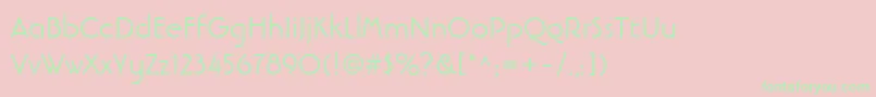Weitere Informationen zur LinotypebanjomanRoman-Schriftart LinotypebanjomanRoman-Schriftart – Grüne Schriften auf rosa Hintergrund