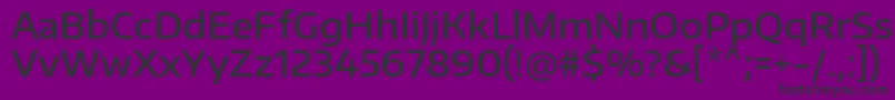 EncodesanswideMedium Font – Black Fonts on Purple Background