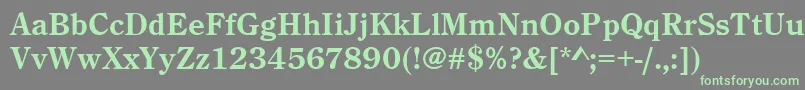 More about CenturyoldstyteeBold Font CenturyoldstyteeBold Font – Green Fonts on Gray Background