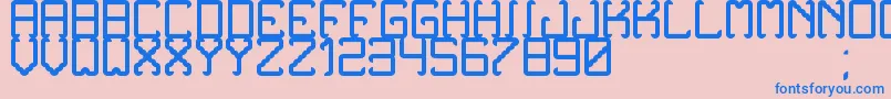 NoxtreyAufTfb Font – Blue Fonts on Pink Background