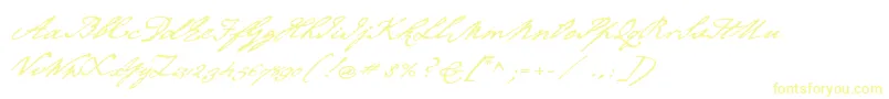 P22chatham-Schriftart – Gelbe Schriften