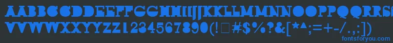 Подробнее о шрифте Rockmodus039 Шрифт Rockmodus039 – синие шрифты на чёрном фоне