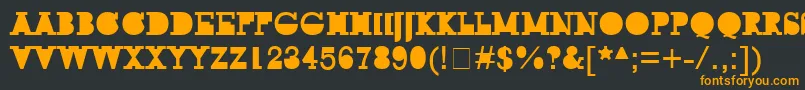 More about Rockmodus039 Font Rockmodus039 Font – Orange Fonts on Black Background