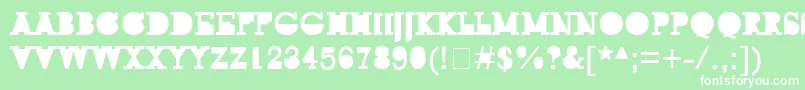 Rockmodus039フォントについての詳細 フォントRockmodus039 – 緑の背景に白い文字