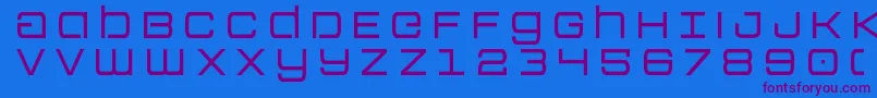 Colonymarinestitle Font – Purple Fonts on Blue Background