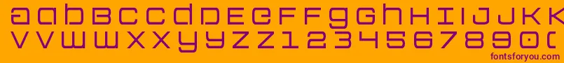 Colonymarinestitle Font – Purple Fonts on Orange Background