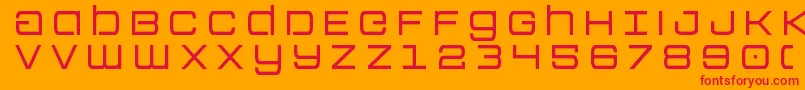 Colonymarinestitle Font – Red Fonts on Orange Background