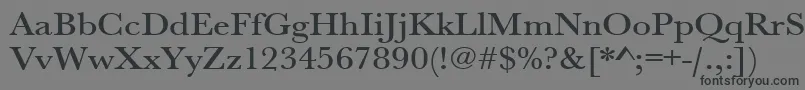 Urwbaskertmedextwid Font – Black Fonts on Gray Background