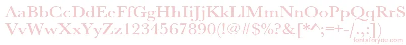 Urwbaskertmedextwid Font – Pink Fonts on White Background