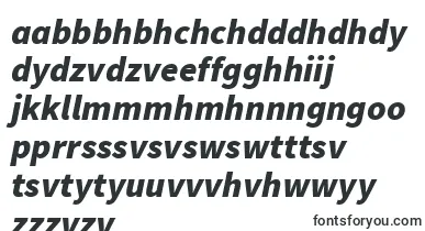 SourcesansproBlackitalic font – shona Fonts