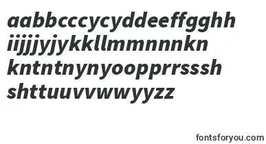 SourcesansproBlackitalic font – rwanda Fonts